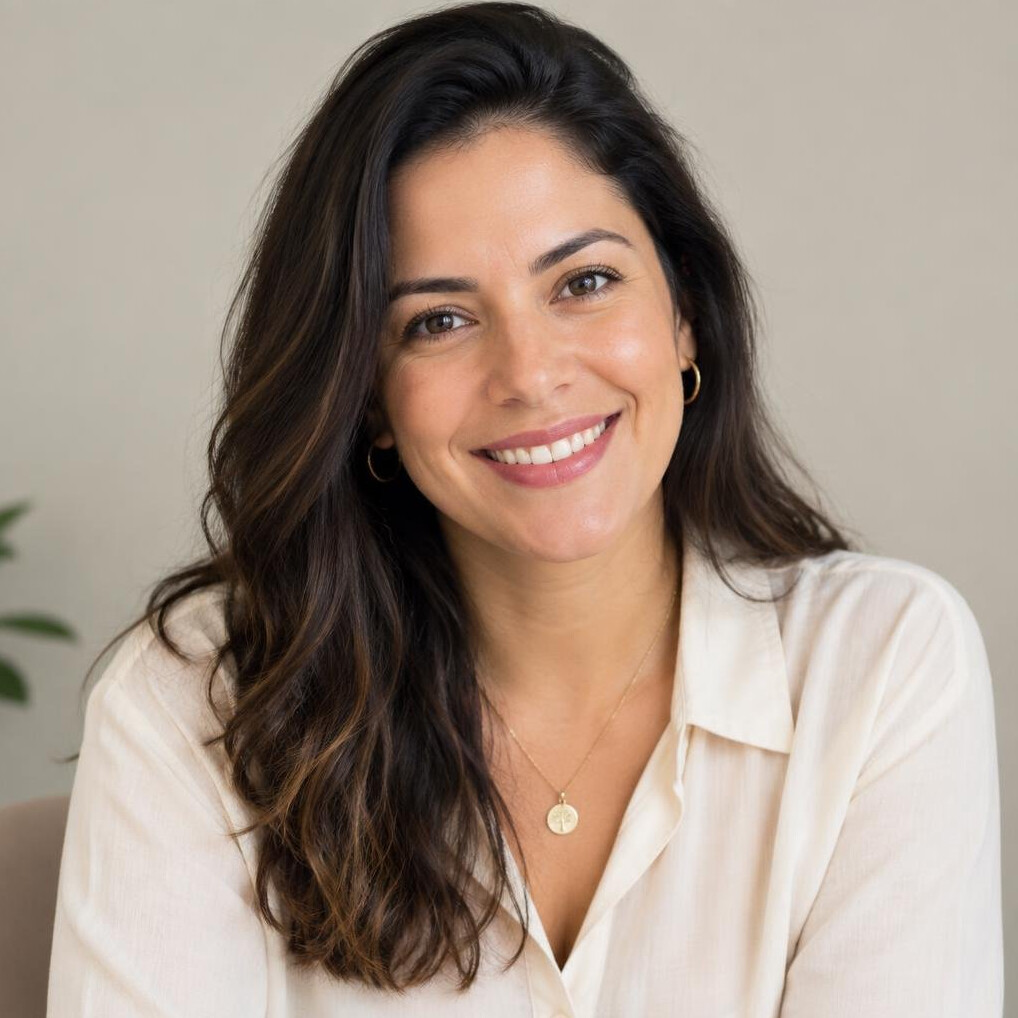 Young woman smiling portrait